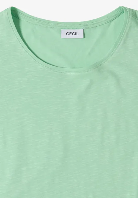 T-shirt basique à col rond en pack de 2 grain beige/juicy lime