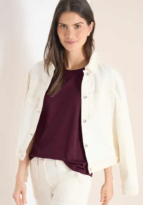 T-shirt basique à col rond en pack de 2 blush rose/sweet grape red