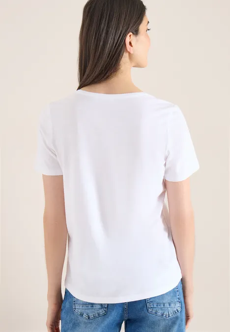 Basic T-Shirt mit Rundhals im 2er-Pack universal blue/white