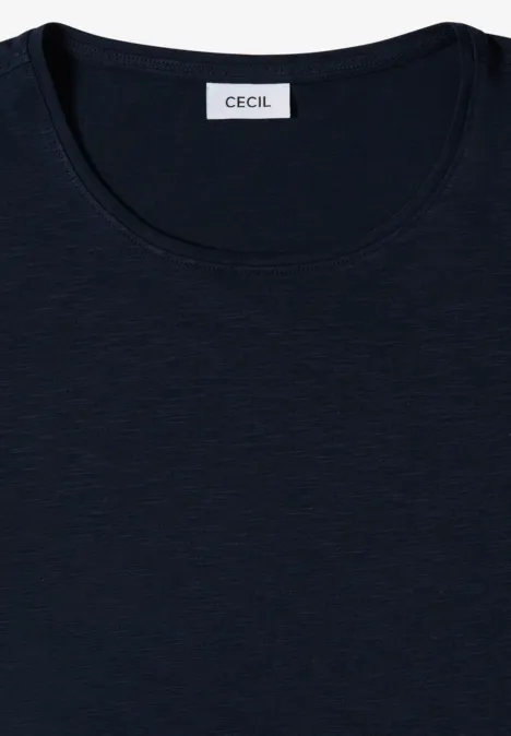 Basic T-Shirt mit Rundhals im 2er-Pack universal blue/white