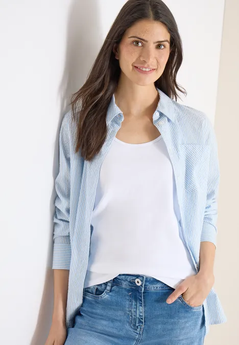 Basic Top mit Rundhals im 2er-Pack black/white