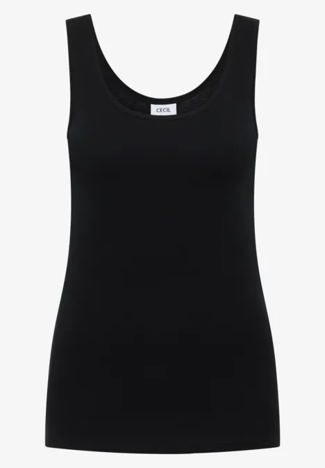 Basic Top z Okrągłym dekoltem w 2-paku black/white