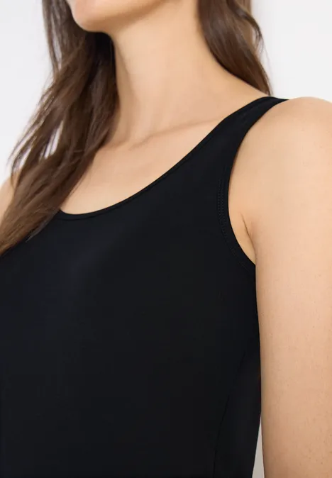 Basic Top mit Rundhals im 2er-Pack black/white