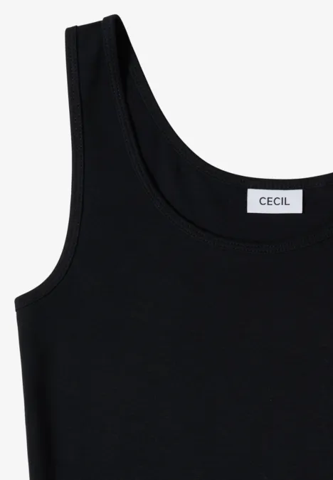 Basic Top mit Rundhals im 2er-Pack grain beige/black