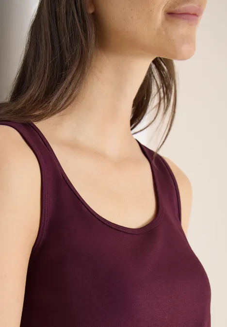 Basic Top mit Rundhals im 2er-Pack blush rose/sweet grape red