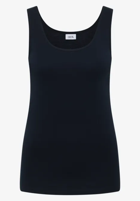 Basic Top mit Rundhals im 2er-Pack universal blue/universal blue