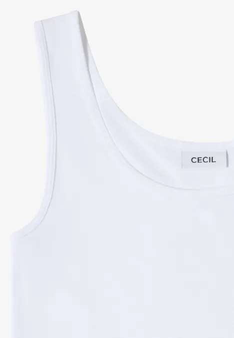 Top basique à col rond en pack de 2 white/white