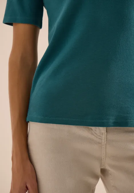 Basis polo met korte mouwen jungle green Basis polo met korte mouwen jungle green