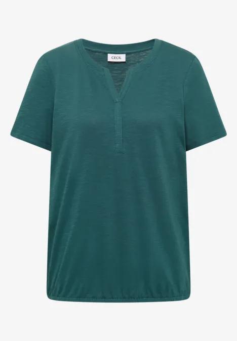 T-shirt de base au look tunique jungle green