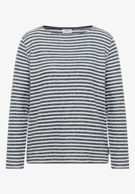 Gestreiftes Shirt universal blue melange