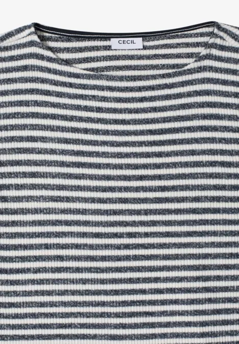 Gestreiftes Shirt universal blue melange