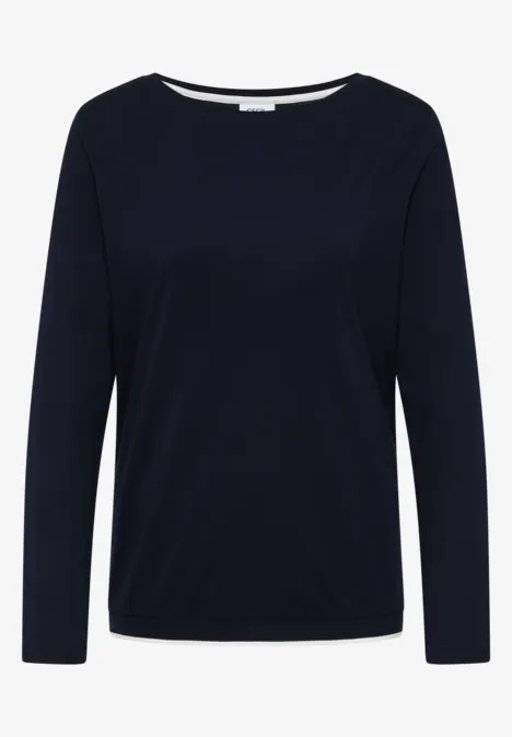 Shirt in effen kleur universal blue