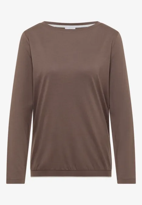 T-shirt en couleur unie urban taupe