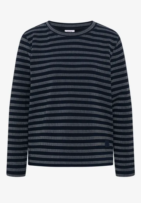 Gestreiftes Shirt universal blue