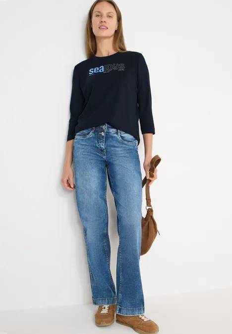 Shirt met print aan de voorkant universal blue Shirt met print aan de voorkant universal blue