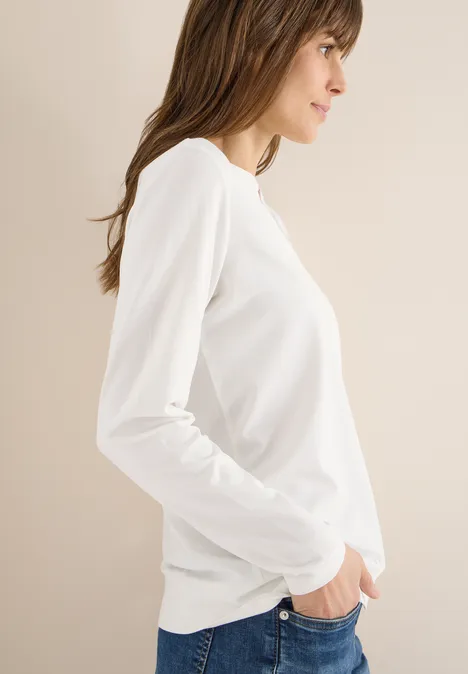 Shirt im Tunika-Look vanilla white Shirt im Tunika-Look vanilla white