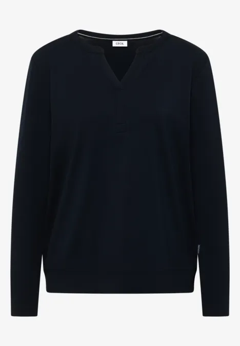 Shirt im Tunika-Look universal blue Shirt im Tunika-Look universal blue