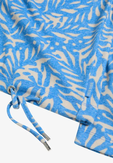 Two-Tone Shirt fountain blue melange