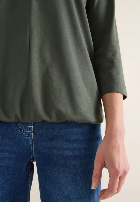 Shirt im Tunika-Look khaki