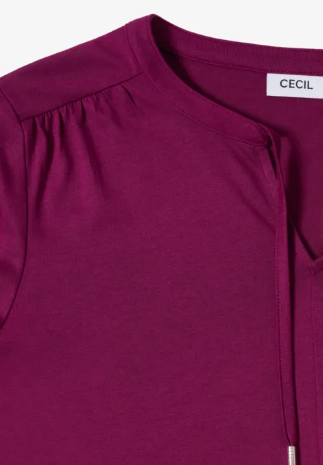 Shirt im Tunika-Look magenta purple