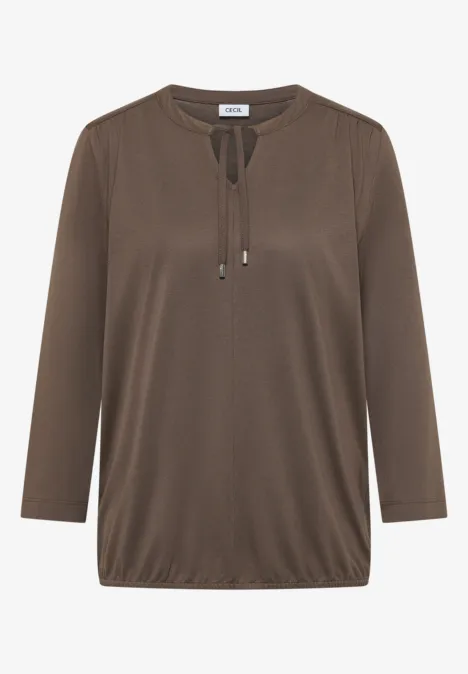 Shirt im Tunika-Look urban taupe Shirt im Tunika-Look urban taupe