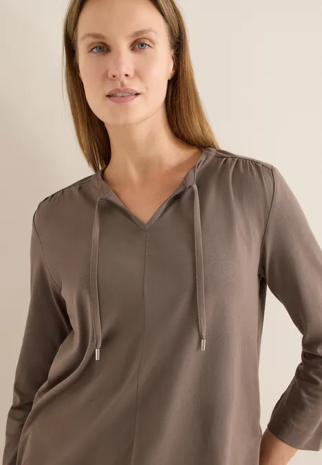 Shirt im Tunika-Look urban taupe Shirt im Tunika-Look urban taupe