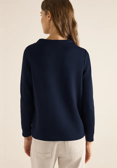 Shirt mit Tape-Detail universal blue