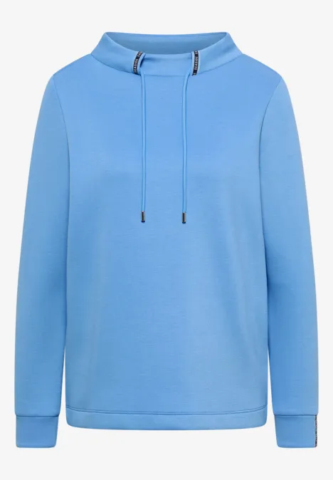 T-shirt avec détail de bande fountain blue