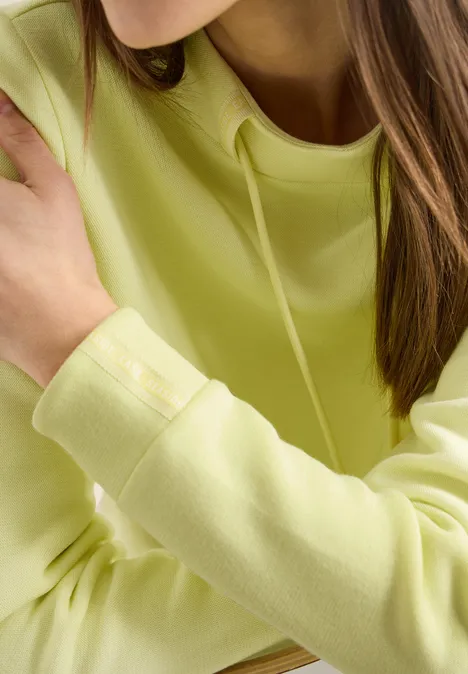 Shirt mit Tape-Detail iced yellow