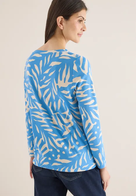 Two-Tone Shirt fountain blue