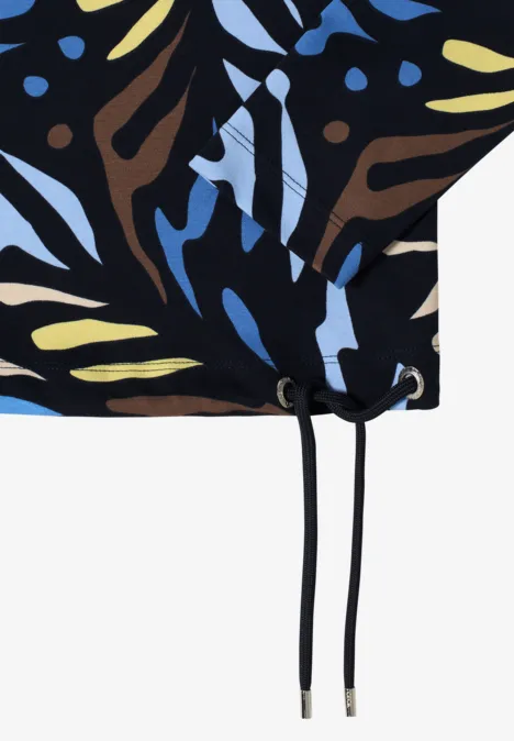 Gemustertes Shirt universal blue