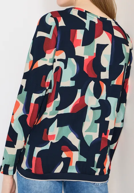 T-shirt à motifs universal blue