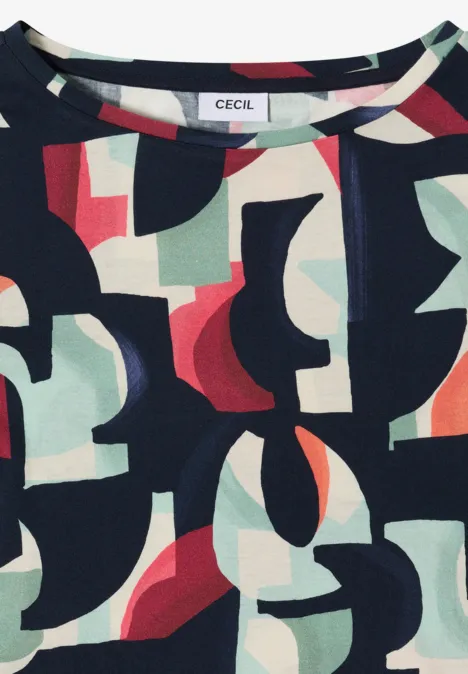 T-shirt à motifs universal blue