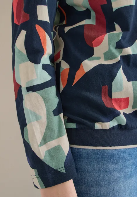 T-shirt à motifs universal blue