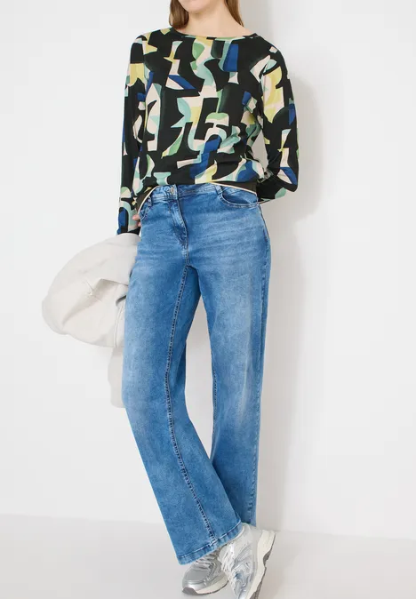 T-shirt à motifs raw khaki