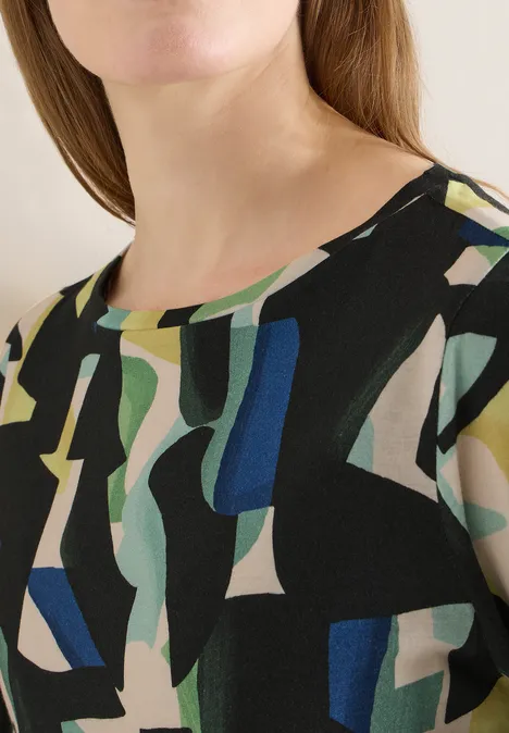 T-shirt à motifs raw khaki