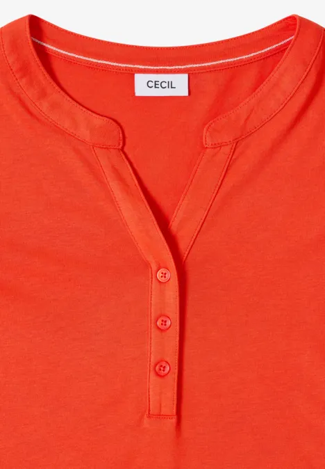 Shirt im Tunika-Look cherry tomato orange