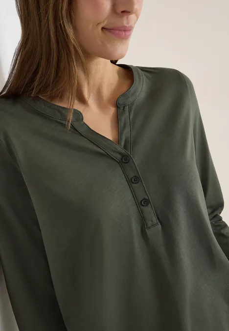 Shirt im Tunika-Look khaki
