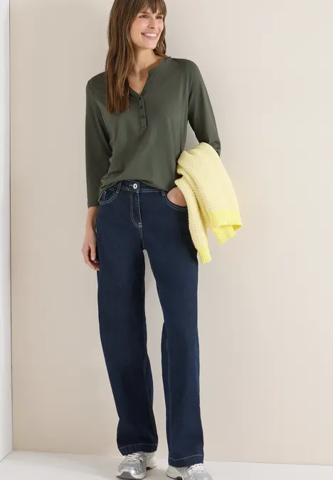 Shirt im Tunika-Look khaki