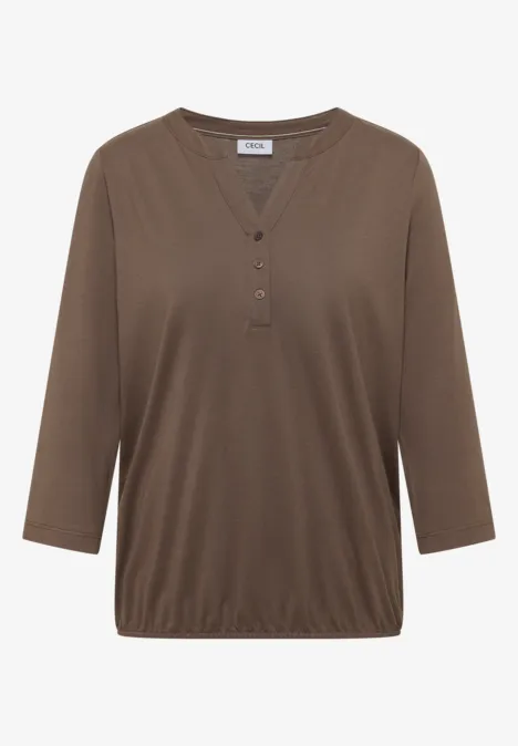 Shirt im Tunika-Look urban taupe