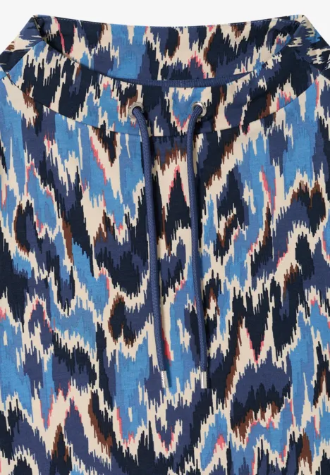 Gemustertes Shirt cloud blue