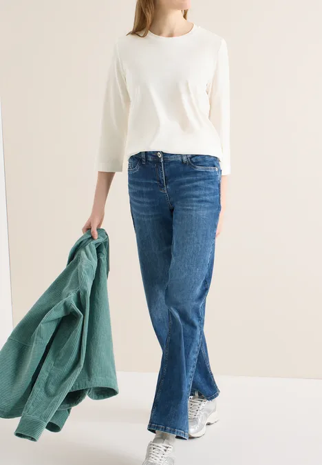 T-shirt avec détail tape vanilla white T-shirt avec détail tape vanilla white