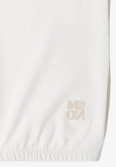 T-shirt avec détail tape vanilla white T-shirt avec détail tape vanilla white