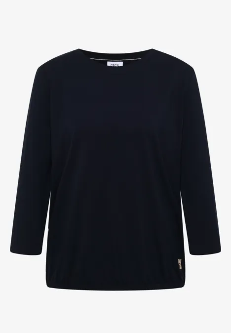 Shirt mit Tapedetail universal blue