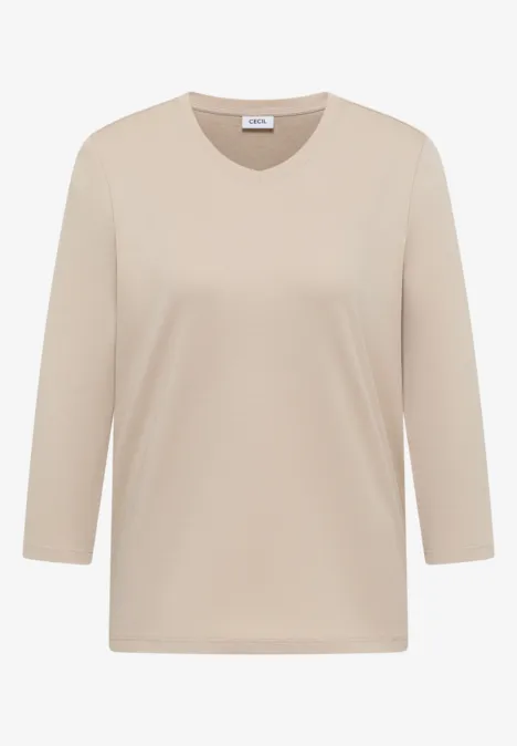 Basic T-Shirt grain beige