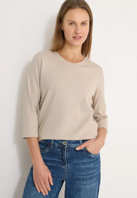 Basic T-Shirt grain beige Basic T-Shirt grain beige
