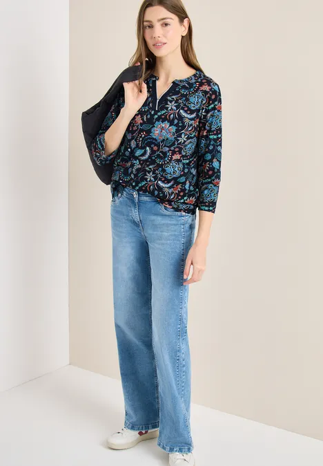 T-shirt au look tunique universal blue