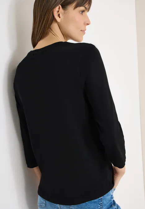 T-shirt avec cordon de serrage Black