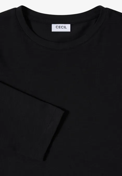 T-shirt avec cordon de serrage Black
