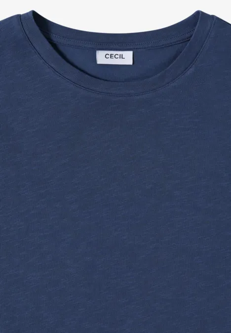 T-shirt avec cordon de serrage sporty denim blue